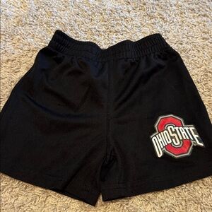 STATE Black and Red Logo Shorts
